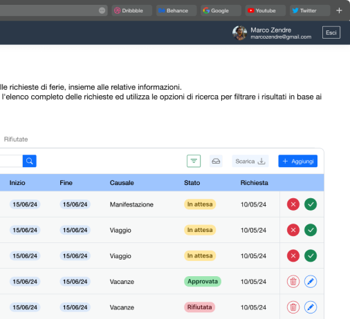 gestione ferie e permessi con digirep
